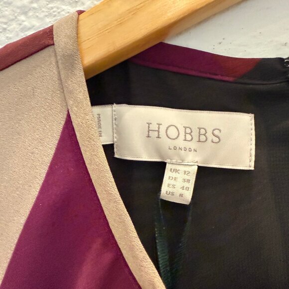 Hobbs Long Sleeve Dress New NWT 8 Multi-Colored - Picture 11 of 11
